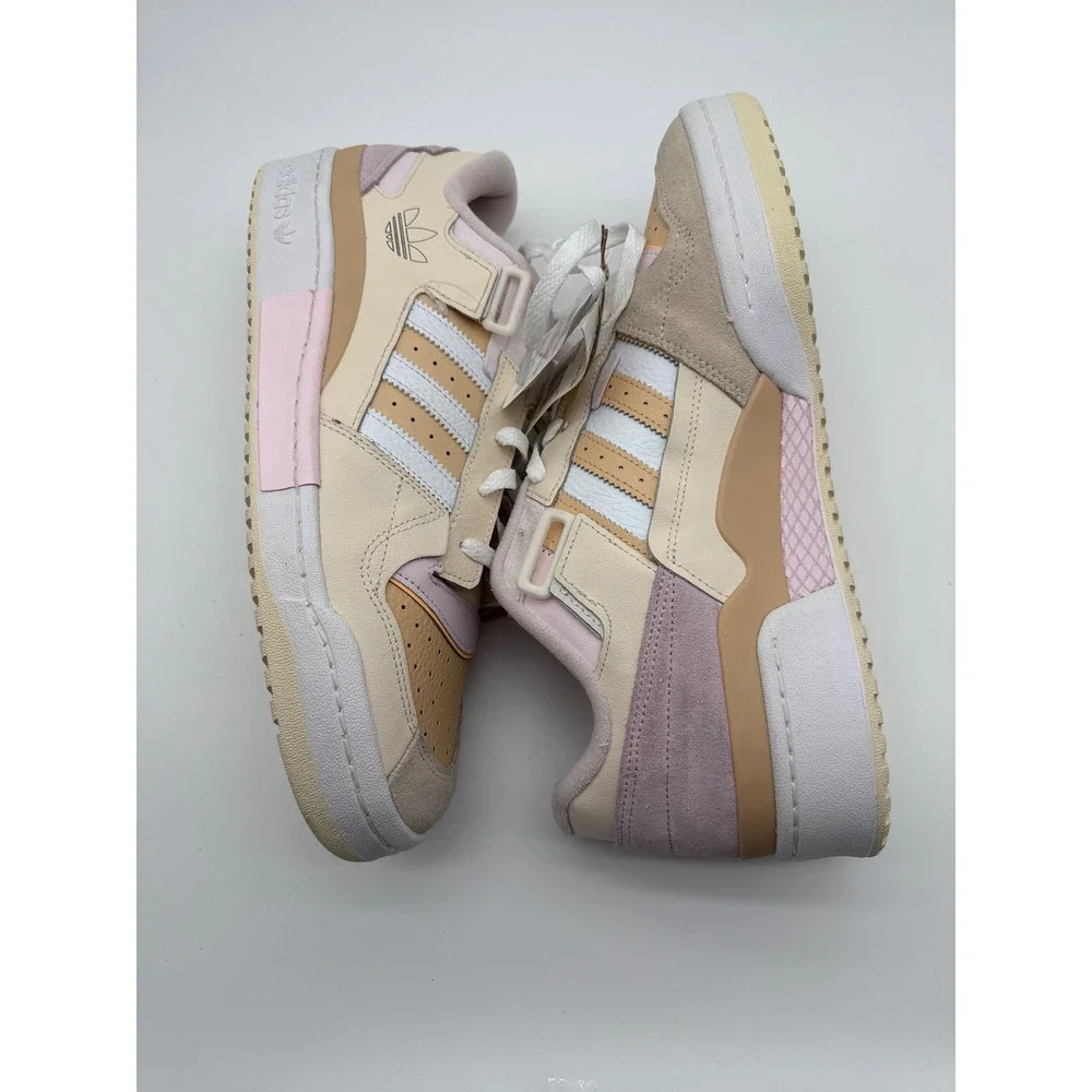 Adidas Originals Forum Exhibit Low Mens Shoes Wonder White Amber GW6346 Size 13